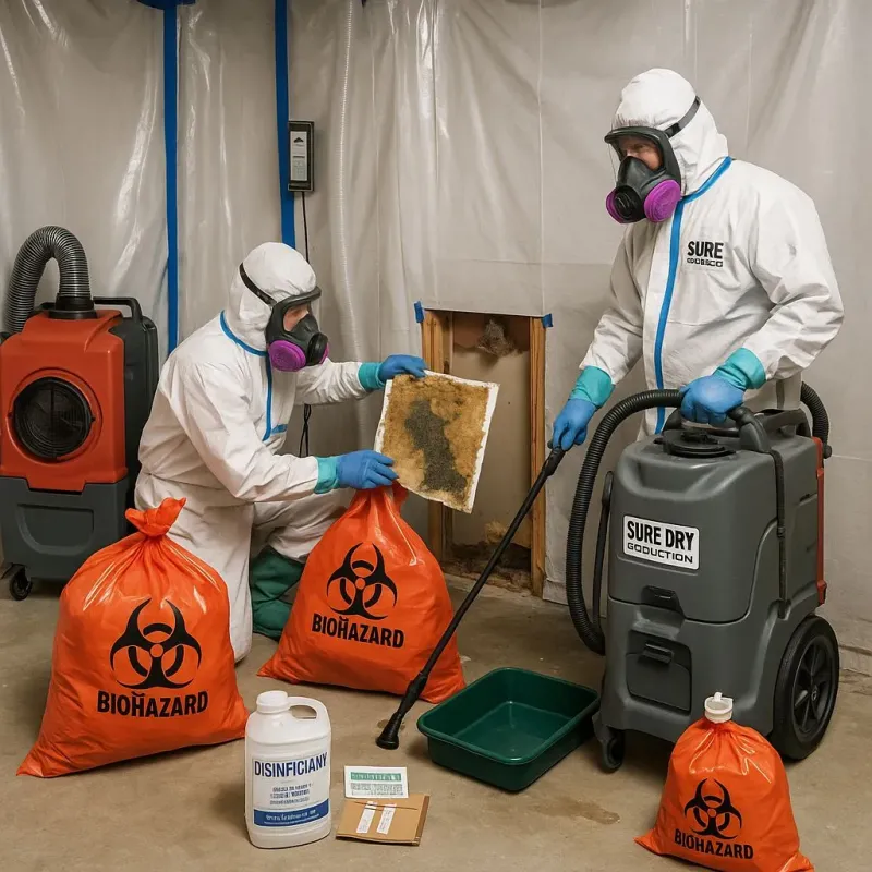 Contaminated Water Handling Protocols process in Alto, TX
